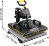 SucceBuy 15 x 15 Inch Heat Press Machine 5-in-1 Combo Swing Produktbild-Vorschau 9