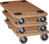 BigDean 2x Möbelroller Transportroller 250kg Rollbrett MDF Produktbild-Vorschau 3