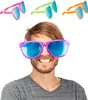 12x Partybrille, blaue XXL-Gläser, Kostümzubehör, Karneval, Produktbild-Vorschau 1