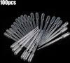 100 pcs 3ml Einweg -Plastik -Flüssigkeits -Tropfen Produktbild-Vorschau 1