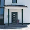 vidaXL Haustür Anthrazit 110x210 cm Aluminium und PVC Produktbild-Vorschau 2