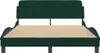 vidaXL Bettgestell "Dover" Dunkelgrün 140x200 cm Samt Produktbild-Vorschau 4