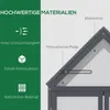 Outsunny studený rám mini skleník 3 úrovne dvojité dvere Náhľad obrázku produktu 4