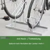Fahrradständer für 6 Fahrräder höhenversetzt 210 x 45 cm Produktbild-Vorschau 2