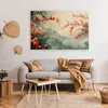 Muralo Leinwandbild Canvas BLUMEN Pflanzen Berge Landschaft Produktbild-Vorschau 3