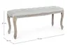 Bank Mathilde 110 x 36 x 47 cm Birkenholz und Stoff Grau Produktbild-Vorschau 4