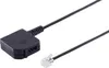 helos Adapter 6P4C Stecker/TAE F Kupplung, lose Produktbild-Vorschau 2