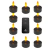Anna's Collection LED-Teelichter - 10x -schwarz -3,5 x 1,5 Produktbild-Vorschau 5