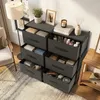 Verdego Kommode mit 6 Stoffschubladen, 80x26x67cm Produktbild-Vorschau 9