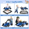 COSTWAY 4 in 1 Lauflernhilfe, Lauflernwagen klappbar, Baby Produktbild-Vorschau 4