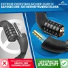NEXTCOVER® Fahrradschloss mit Zahlencode - Das Original - Produktbild-Vorschau 2