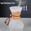 Pour Over Kaffeebereiter Glas Kaffeekanne mit Filter Kaffee Produktbild-Vorschau 5