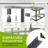 Juskys Lagerregal Basic 2er Set 180x90x40 cm - max. 1750 kg Produktbild-Vorschau 4