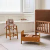 Puppenbett Noyer dunkelwalnussfarben für Puppen & Produktbild-Vorschau 3