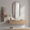 HOWHOMELY | Wandspiegel - Dekospiegel - 30 x 60 cm - braun Produktbild-Vorschau 2