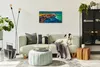 Wandbild Leinwand Bilder mit Uhr 60x30 Klippen und Ozean Produktbild-Vorschau 4