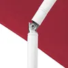 Sonnenschirm rund Ø1,80m rot Polyester knickbar UV Schutz Produktbild-Vorschau 2