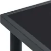 vidaXL Outdoor Esstisch Anthrazit 150x90x74 cm Stahl - Produktbild-Vorschau 6