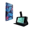 Handyhülle Tasche für Wiko Sunny 2 Blauer Schmetterling Produktbild-Vorschau 2