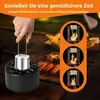Stolní krb se 2 barvami dekoračních kamenů,etanolový krb Náhled obrázku produktu 3