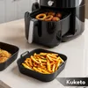 Kuketo | Silikonform Für Heißluftfritteuse 19,5 × 19,5 cm – Produktbild-Vorschau 6