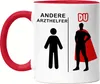 Andere Arzthelfer Du Tasse Rot  Superheld Mein Held Produktbild-Vorschau 1