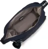 An open view of the inside of a navy blue Kipling crossbody bag. Produktbild-Vorschau