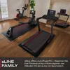 A home gym setup with multiple fitness machines. Produktbild-Vorschau