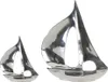 Scultura Casablanca in alluminio lucido h.21cm altezza: 21 Anteprima dell’immagine prodotto 2