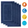 Lavea® 4er Set Badematte 50x80 cm, Badezimmerteppich 100% Produktbild-Vorschau 2