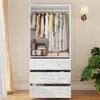 VOWNER Kleiderschrank, 2 Schrank, Garderobenschrank mit Produktbild-Vorschau 7