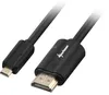 Kabel HDMI Stecker > micro HDMI Stecker (schwarz, 1,5 Produktbild-Vorschau 3