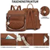 Cityrucksack Damen Rucksack Wasserdicht Anti-Diebstahl Produktbild-Vorschau 8