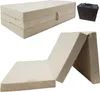 Skladací turistický matrac 200x80x10 béový + taka Náhľad obrázku produktu 1
