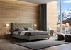 ITYHOME - Gepolstertes Bett mit Lattenrost 140x190 mit Produktbild-Vorschau 4