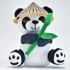 Plüsch Laber-Panda Bao Bao mit Hut und Bambus 145x12x18cm Produktbild-Vorschau 8