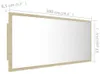 vidaXL LED koupelnové zrcadlo Sonoma Oak 100x8,5x37 cm Náhled obrázku produktu 5