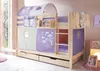 Etagenbett "Marcel" Kiefer Natur Motiv (Horse (Lila)) Produktbild-Vorschau 1