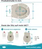 Calmwaters® Premium WC Sitz einfache Montage, Produktbild-Vorschau 6