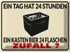 vianmo Blechschild 30x40 cm ein Tag 24 Std Bier Flaschen Produktbild-Vorschau 1