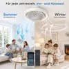 Φ49cm Deckenventilator mit Beleuchtung Fernbedienung APP Produktbild-Vorschau 12