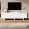 Merax TV-Schrank mit 4 Türen, Modernes TV Lowboard mit Produktbild-Vorschau 5