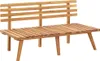vidaXL Banc de jardin avec coussins 115 cm bois massif Voir les images du produit 11
