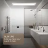 Plafonnier LED salle de bain projections d'eau plat, blanc Voir les images du produit 4