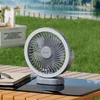 Ventilatore da tavolo con batteria e luce 48xSMD grigio Anteprima dell’immagine prodotto 8