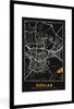 MuchoWow® Gerahmtes Poster Stadtplan - Deutschland - Gold - Produktbild-Vorschau 1
