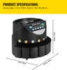 SucceBuy Euro Coin Counter Sorter Automatická počítačka Náhľad obrázku produktu 7