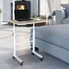 HOMCOM Odkládací stolek s nastavitelnou výškou, mobilní Náhled obrázku produktu 2