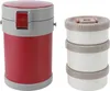 Boîte à lunch isotherme 2L 3 étages en acier inoxydable Voir les images du produit 1