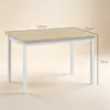 HOMCOM Esstisch, 120 x 75 cm Küchentisch mit Landhaus-Stil Produktbild-Vorschau 3